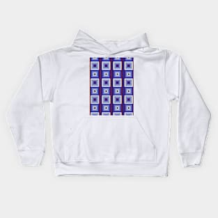 Simple Square Pattern Kids Hoodie